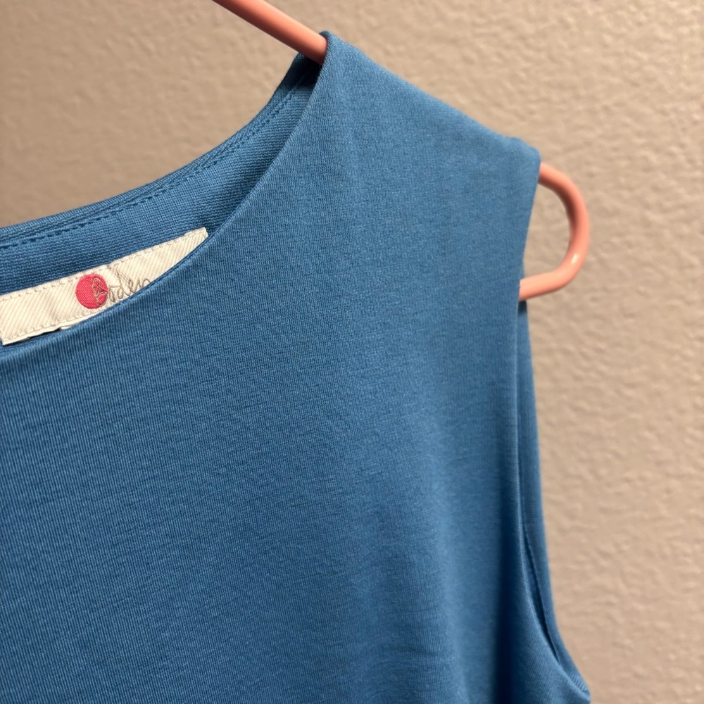 NWT Boden | Jessica Ponte Midi Sheath Tie Waist Dress  Agean Blue | size 4 - Picture 12 of 16